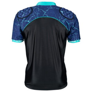 Epaulières Atomic V3 Gilbert pour adulte Bleu et noir Dos