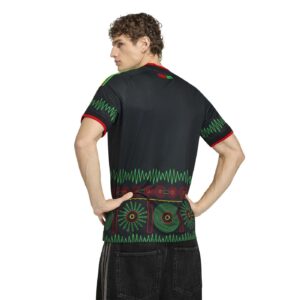 Maillot Replica Extérieur Jamaïque 2026 Adidas x Bob Marley KD0957 Vue porté de dos