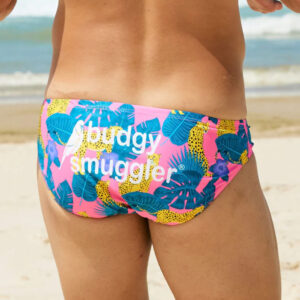 Maillot de bain Budgy Smuggler Guépards Vue porté de dos