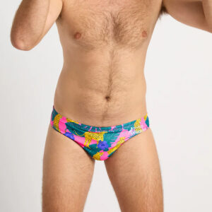 Maillot de bain Budgy Smuggler Guépards Vue porté de face