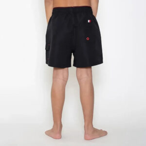 Short de bain pour Enfant Melease Stade Toulousain Rugby Noir Vue porté de dos