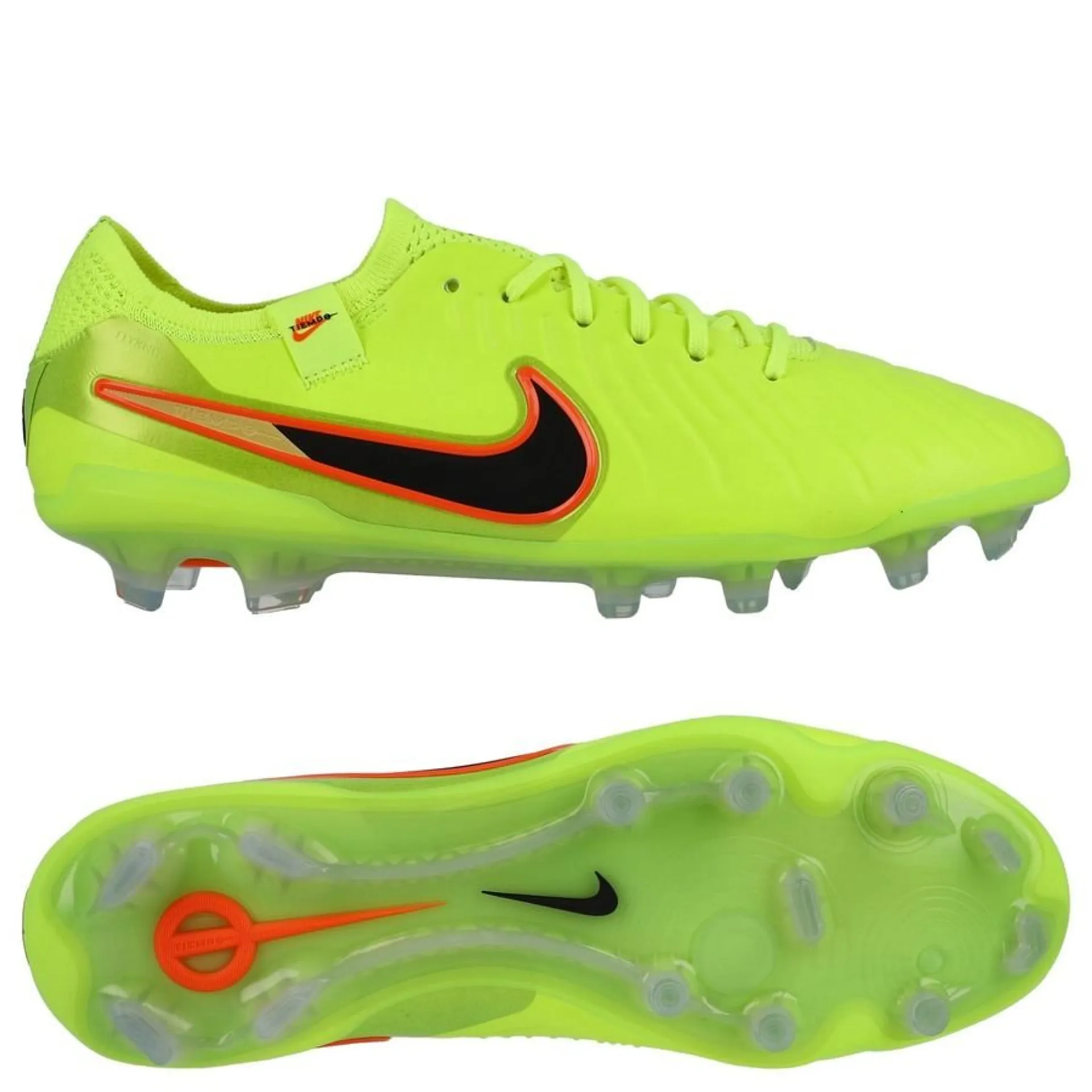 Crampons Nike Tiemp Legend 10 Elite FG Max Voltage – Image 8