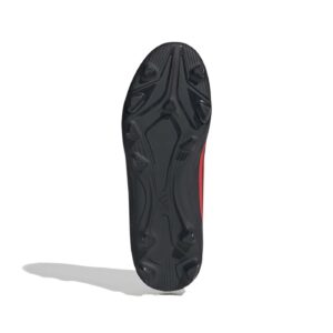Crampons Adidas F50 Club FG:MG Junior Noir et rouge vif JS1480 Bottom