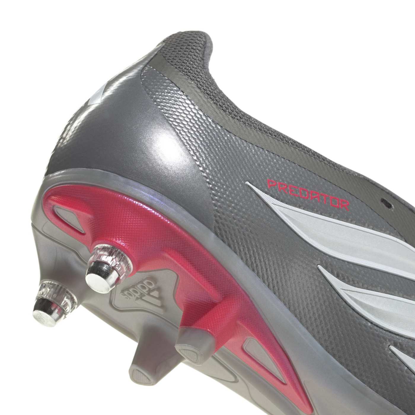 Crampons à languette rabattue Adidas Predator League SG Gris KI6295 Detail Back Bottom Lateral