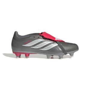 Crampons à languette rabattue Adidas Predator League SG Gris KI6295 Lateral
