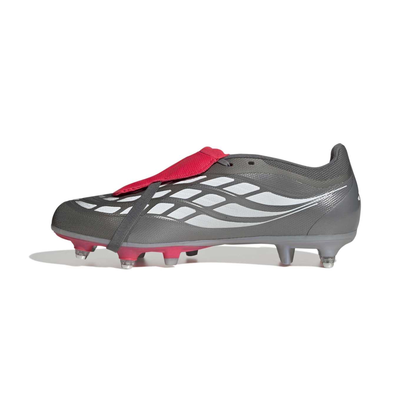 Crampons à languette rabattue Adidas Predator League SG Gris KI6295 Medial