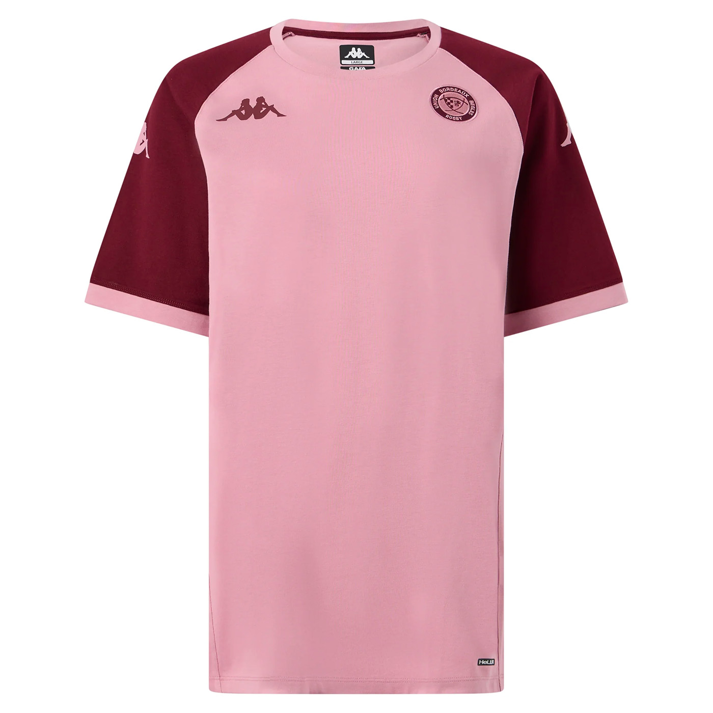 T-shirt Mokibo Union Bordeaux Bègles 2025:26 Kappa Rose 331Z42W AOB Face