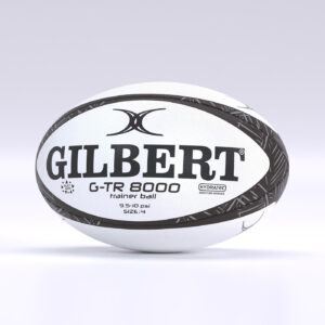 Ballon de rugby Gilbert G-TR8000 Noir Taille 4 Face