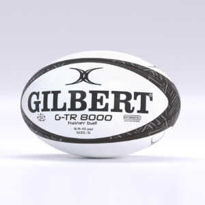 Ballon de rugby Gilbert G-TR8000 Noir Taille 5 Face
