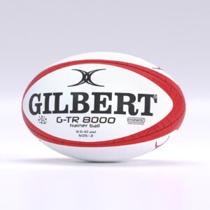 Ballon de rugby Gilbert G-TR8000 Rouge Taille 3 Face