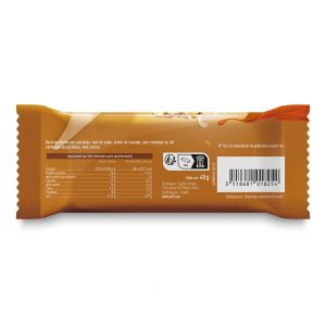 Barre Protéinée Noix de cajou, cacahuètes et caramel EAFit Dos