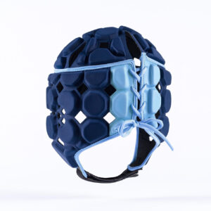 Casque de rugby Gilbert Octane Bleu marine et bleu ciel GIL26P005 Back Lateral