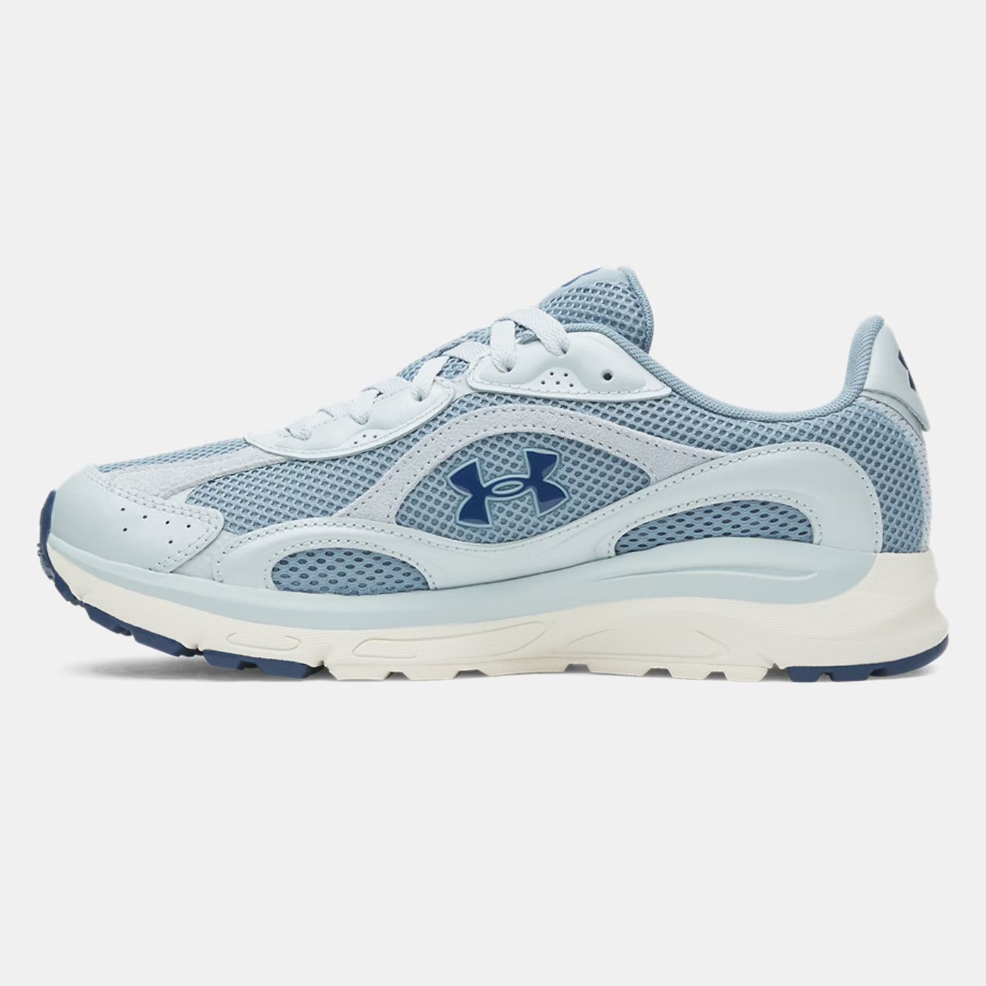 Chaussure UA Tech Runner pour homme Under Armour Bleu ciel 6011293-448 Medial