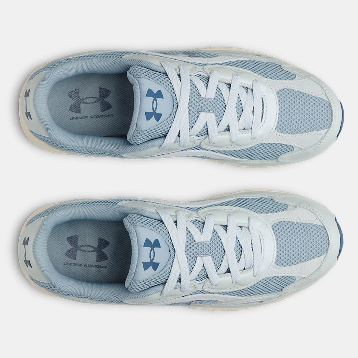 Chaussure UA Tech Runner pour homme Under Armour Bleu ciel 6011293-448 Pair Top