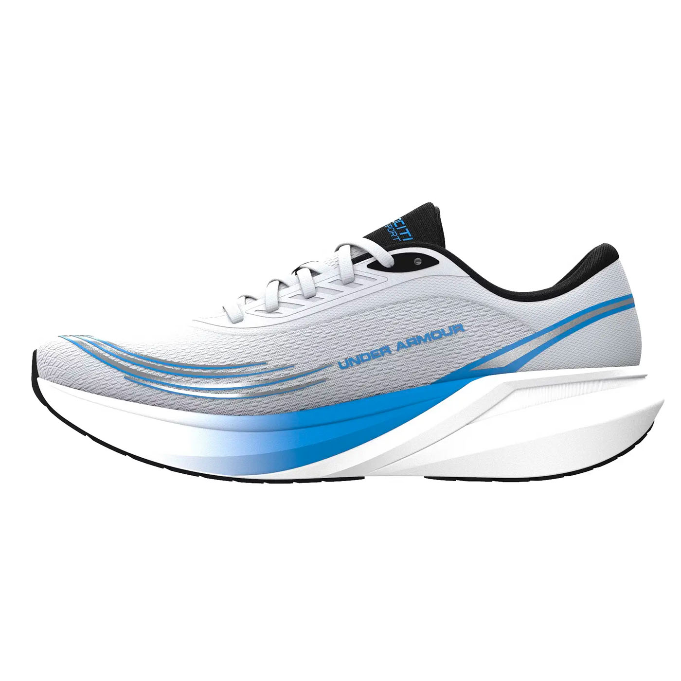 Chaussure de running Homme UA Velociti Sport Gris et bleu 6014708-023 Medial