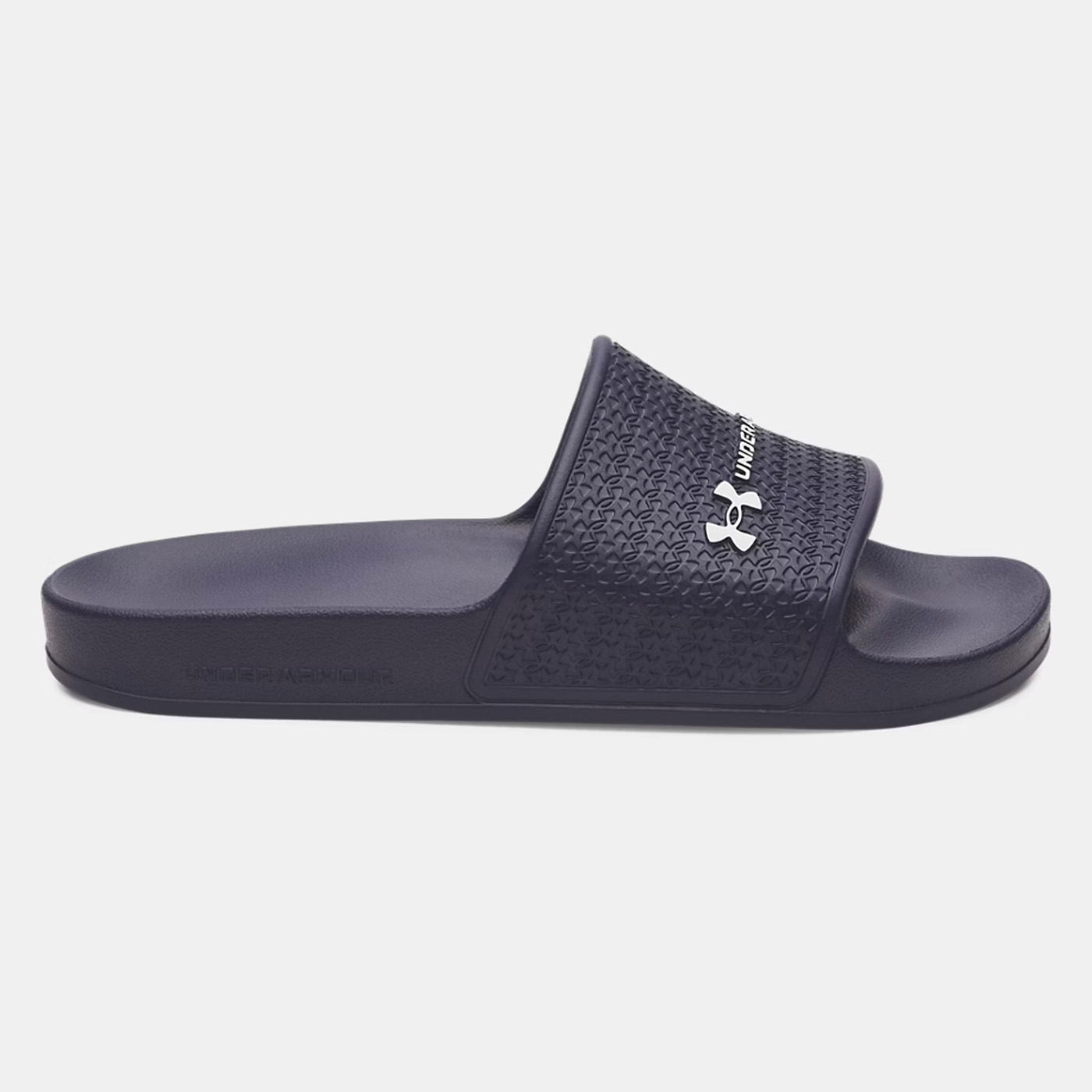 Claquettes UA ARMR Shower Under Armour Bleu marine nuit 6007528-410 Lateral