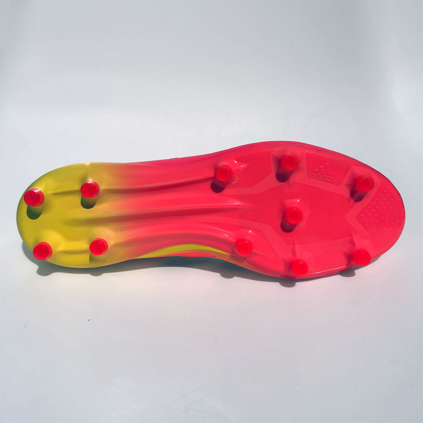 Crampons Adidas Adizero RS15 Pro FG Rose et jaune KI3660 Bottom