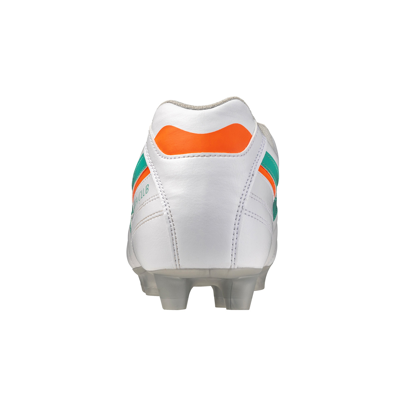 Crampons Mizuno Morelia II Club Blanc, turquoise et orange P1GA260835 Back