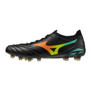 Crampons Mizuno Morelia Neo V β Elite Noir Lateral