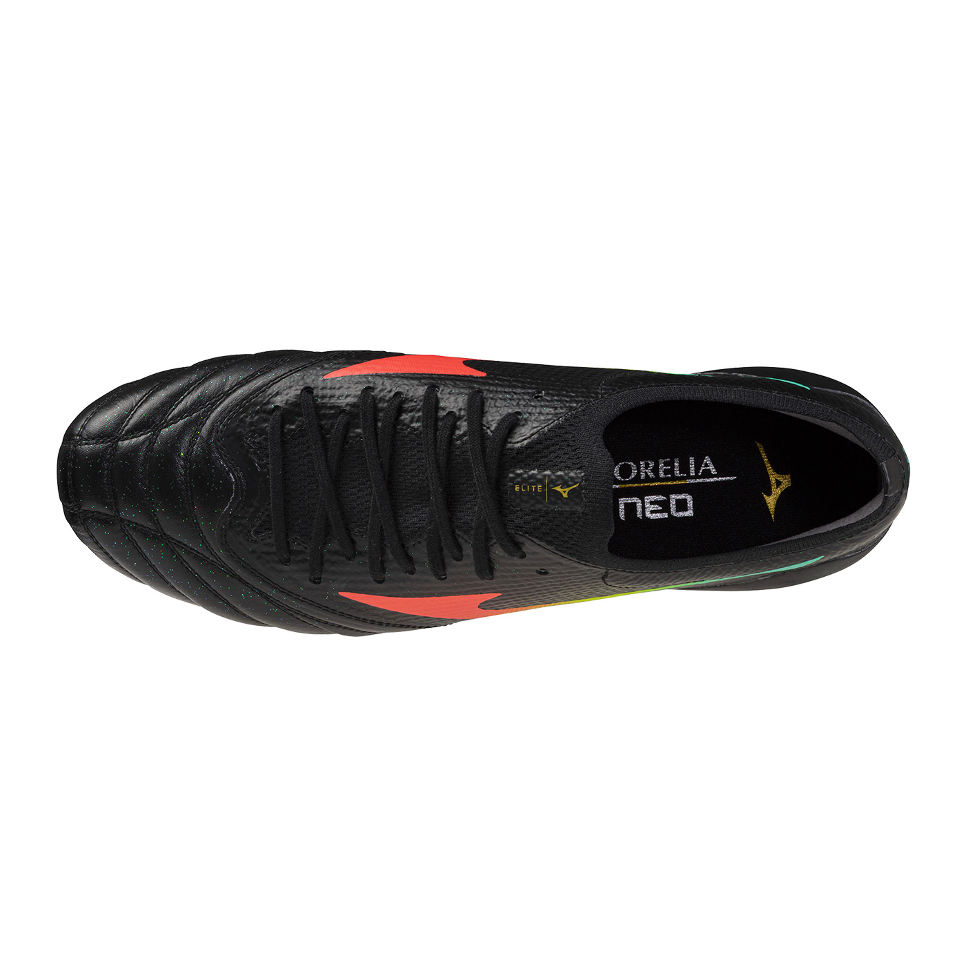 Crampons Mizuno Morelia Neo V β Elite Noir Top