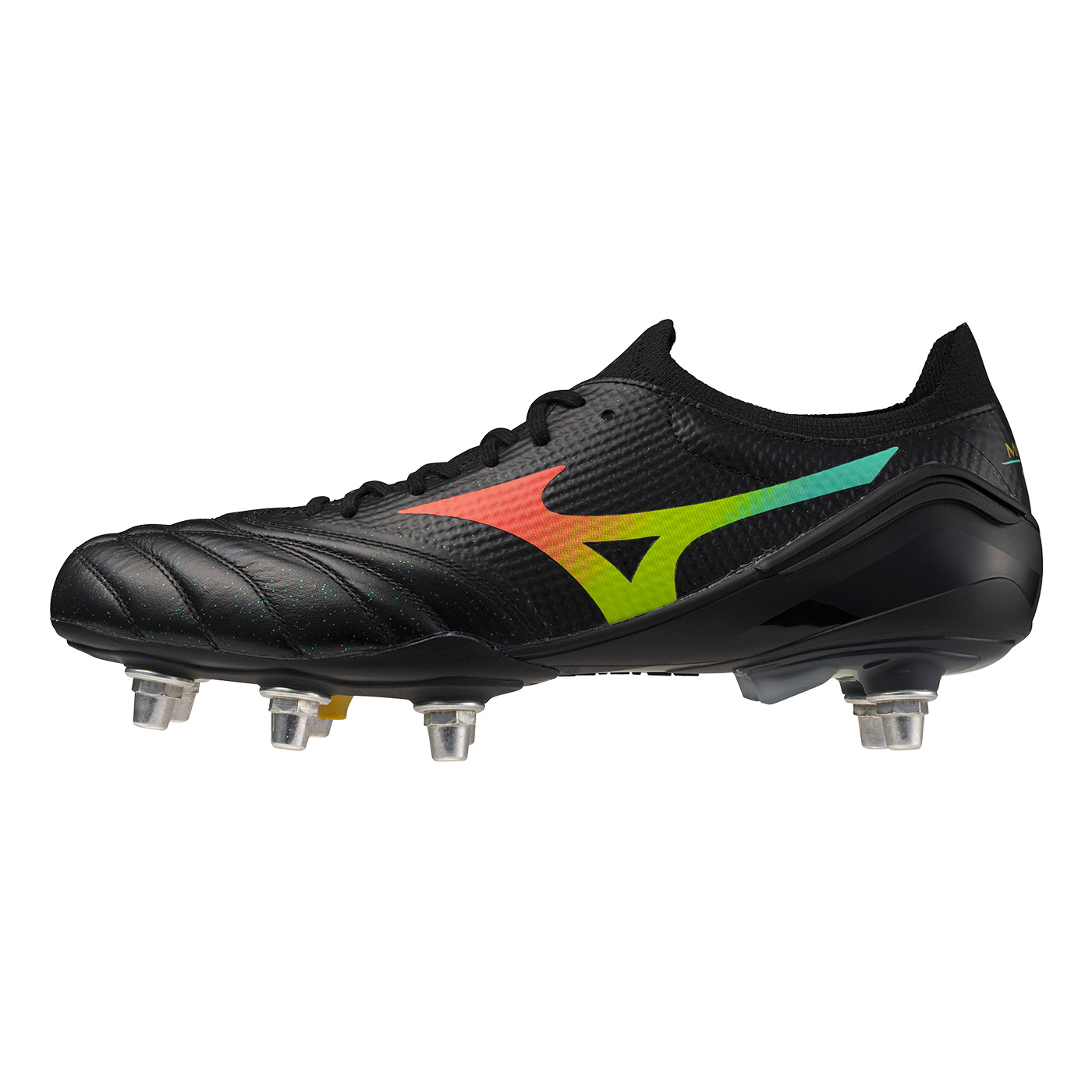Crampons Mizuno Morelia Neo V β Elite SI Noir P1GC269300 Lateral