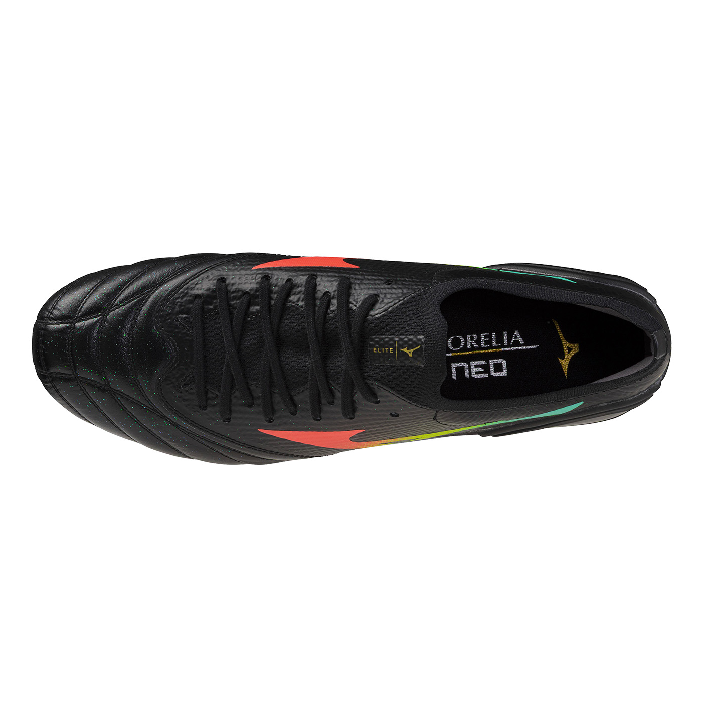 Crampons Mizuno Morelia Neo V β Elite SI Noir P1GC269300 Top