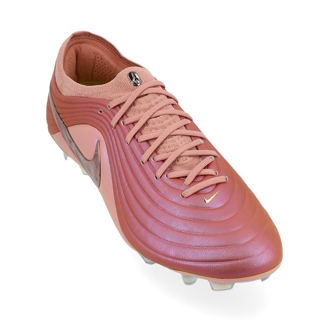 Crampons Nike Tiempo Maestro Elite FG Rose gold et bronze - Edition limité IF4127-960 Front Top Lateral
