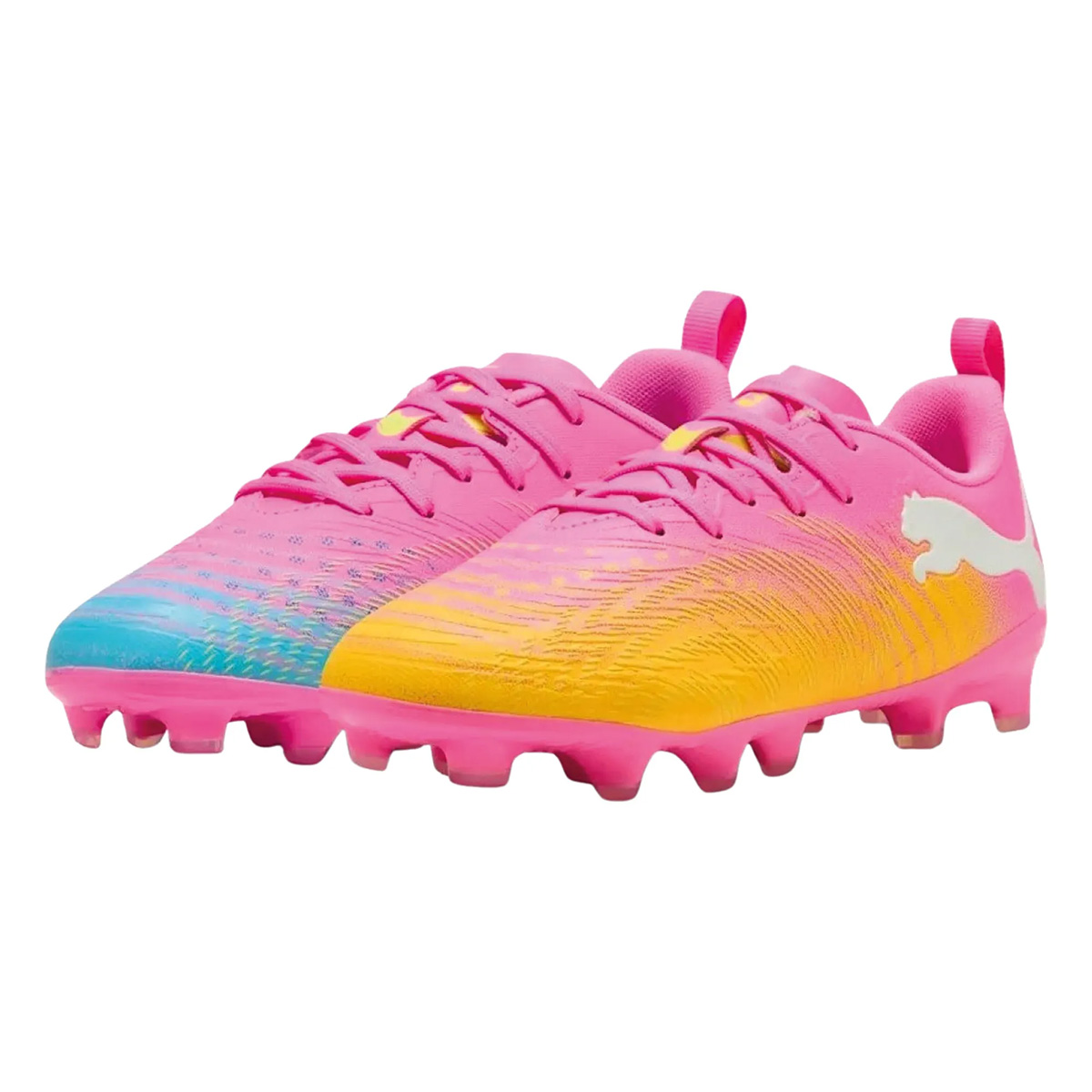 Crampons de football Enfant Puma Future 9 Play FG 108723-05 Pair Lateral Front Top