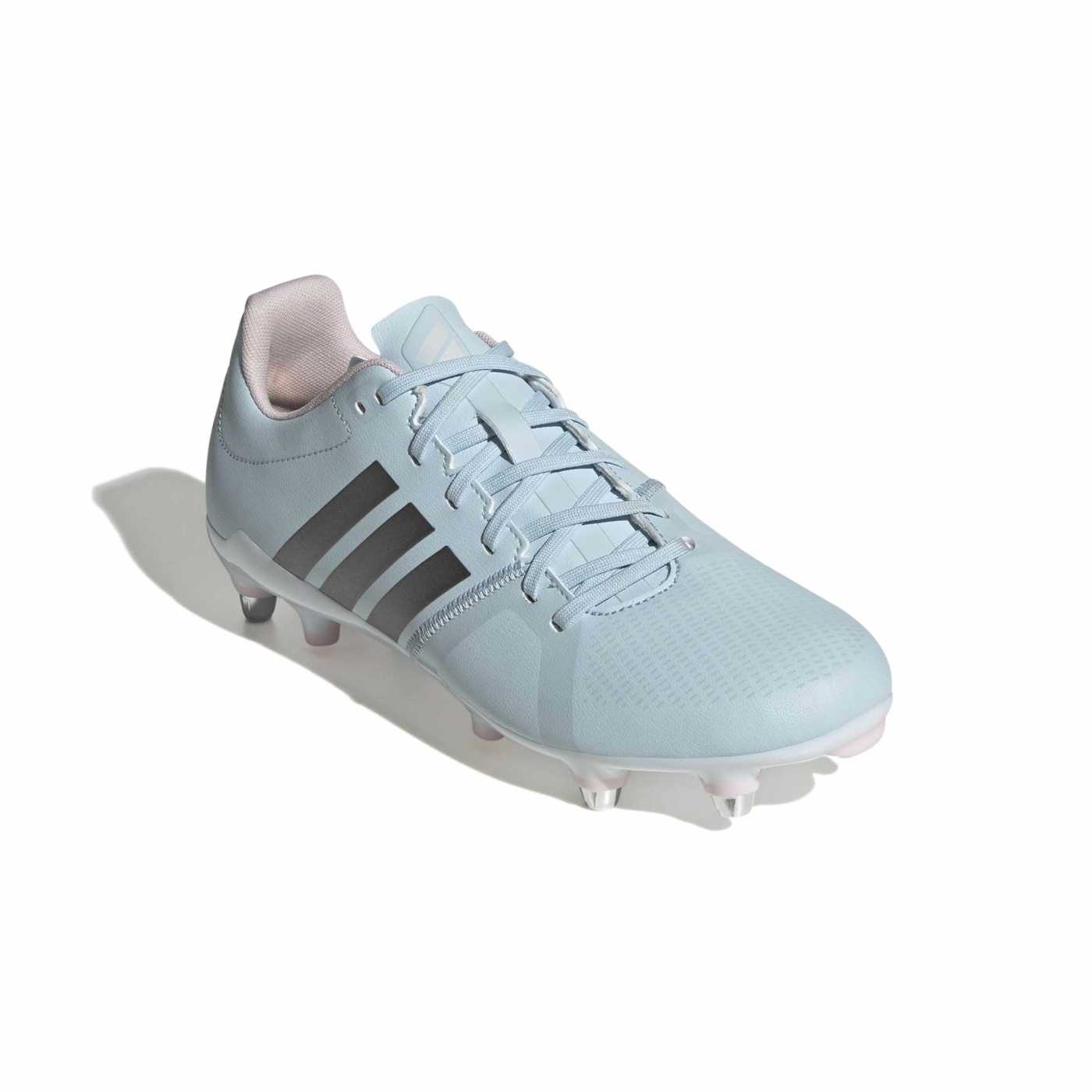 Crampons de rugby Adidas RS15 Avaglide Rise SG Bleu ciel KI3672 Front Lateral Top