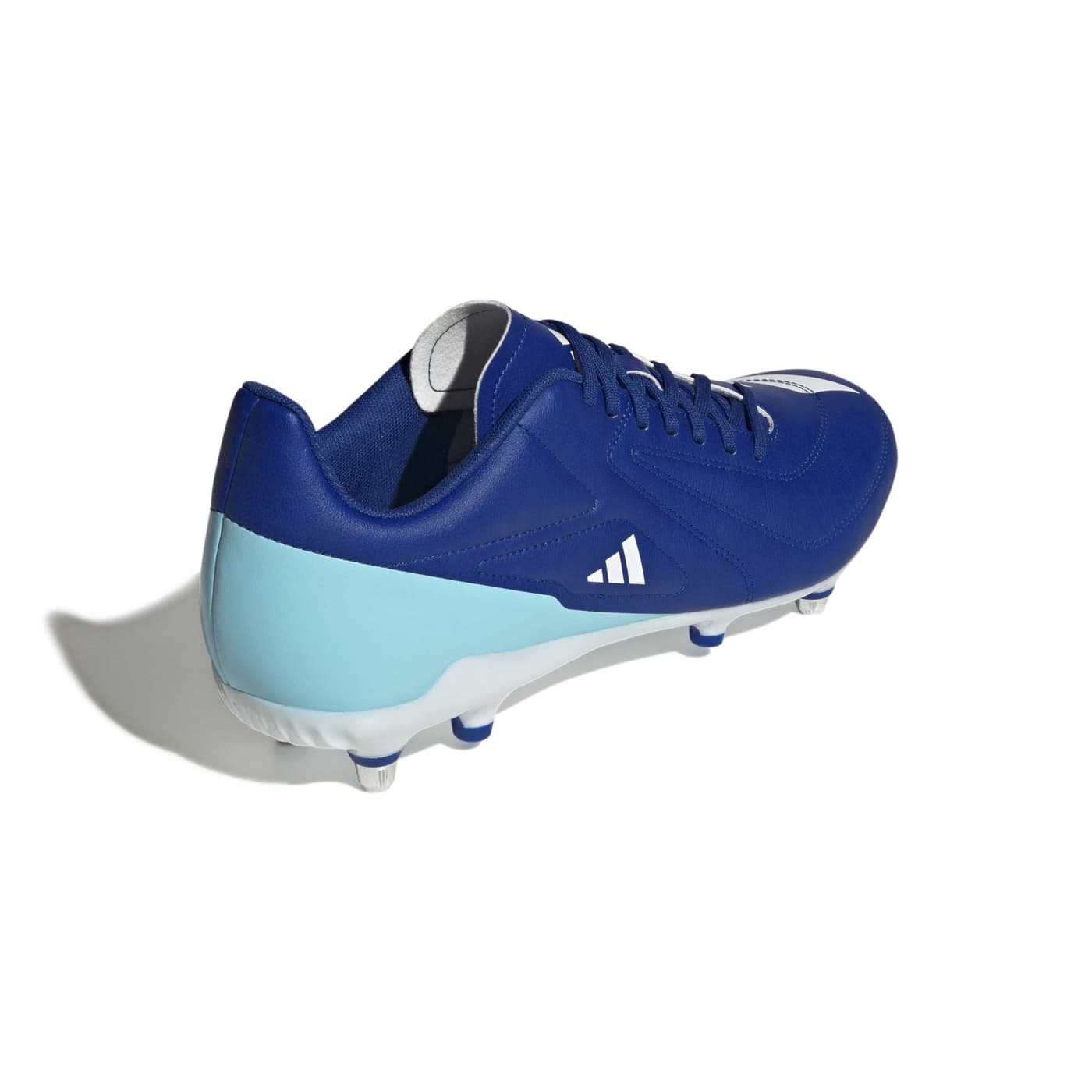 Crampons de rugby Adidas RS15 SG Bleu roi et bleu ciel KI3652 Back Lateral Top