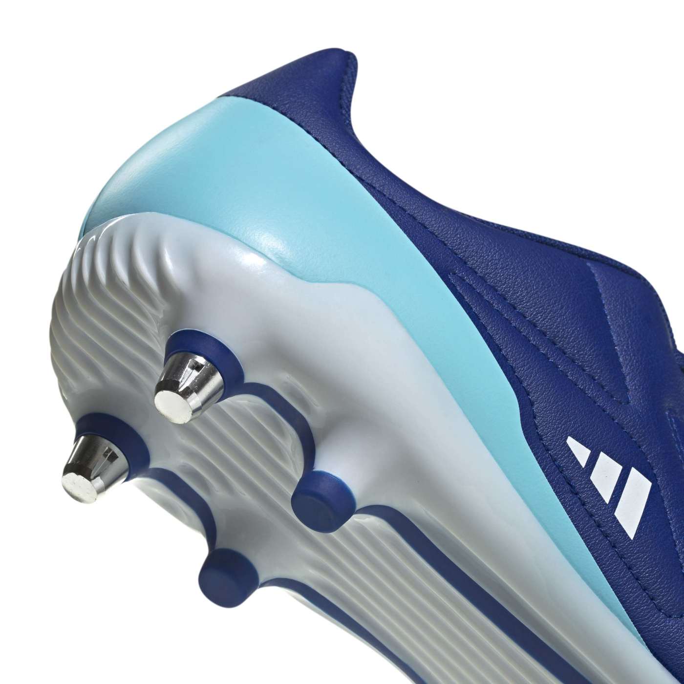 Crampons de rugby Adidas RS15 SG Bleu roi et bleu ciel KI3652 Detail Bottom Lateral Back