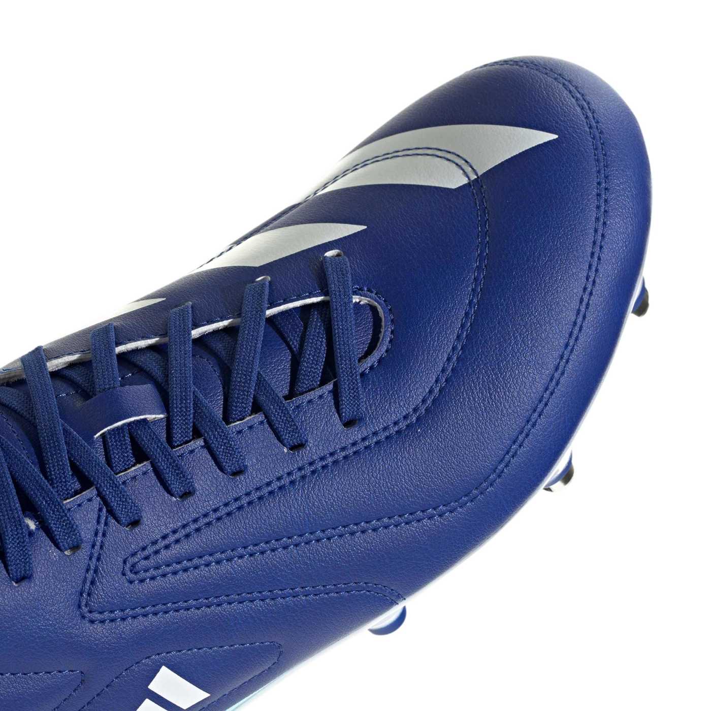 Crampons de rugby Adidas RS15 SG Bleu roi et bleu ciel KI3652 Detail Front Lateral Top