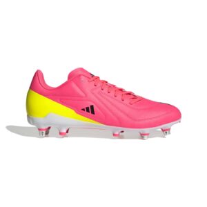 Crampons de rugby Adidas RS15 SG Rose et jaune KI3653 Lateral