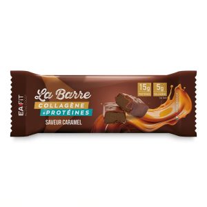 La Barre Protéinée Collagène Caramel EAFit - à l'unité Face