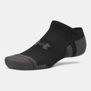 Lot de 3 Paires de Chaussettes UA Performance Tech Unisexe Noir 6015136-008 Lateral