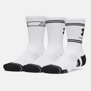 Pack de 3 paires de Chaussettes UA Performance Tech Unisexe Blanc et noir 6015141-100 Pack