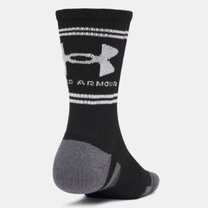Pack de 3 paires de Chaussettes UA Performance Tech Unisexe Noir et blanc 6015141-008 Dos lateral