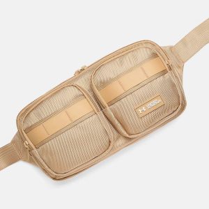 Sac à bandoulière Banane UA Triumph 4L Beige 6011286-234 Face