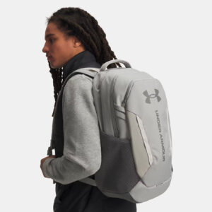 Sac à dos Under Armour 29L Hustle 6.0 Gris titane 1384672-069 Vue porté