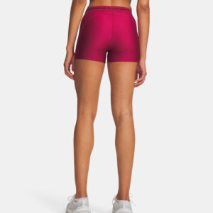 Shorty Under Armour HeatGear® 8cm pour femme Bordeaux 6010725-622 Vue porté de dos