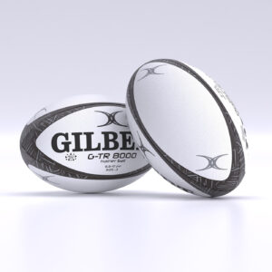 Ballon de rugby Gilbert G-TR8000 Noir Taille 3 Face et dos