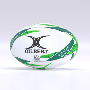 Ballon d’entrainement de rugby Gilbert G-TR6000 Vert Taille 4 Face