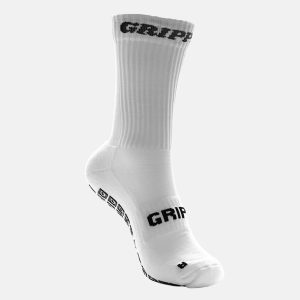 Chaussettes antidérapantes Multisport Grippz Blanc Face Lateral