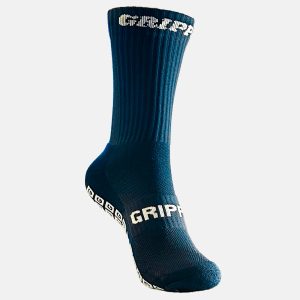 Chaussettes antidérapantes Multisport Grippz Bleu marine Face Lateral