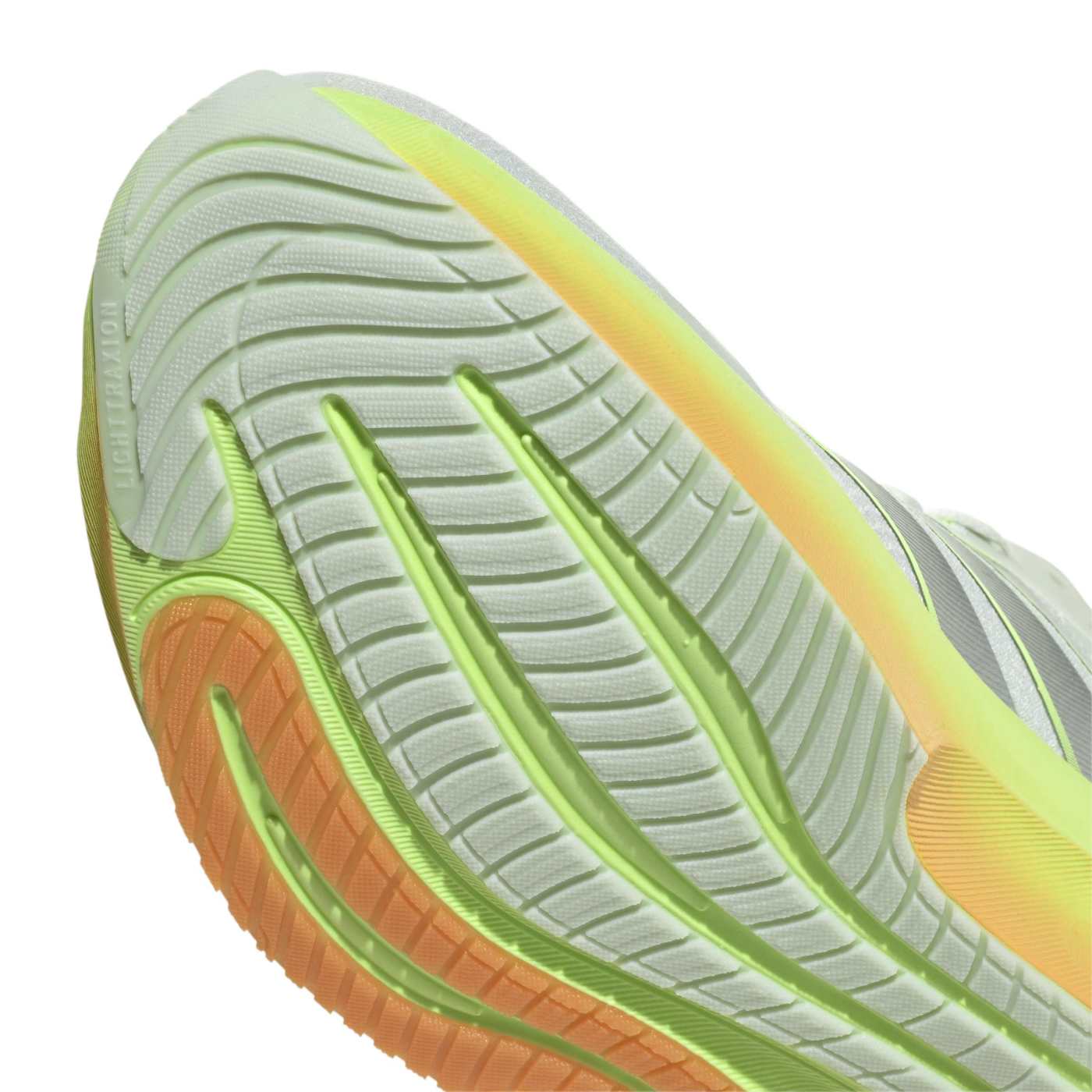 Chaussure de running Supernova Rise 3 Beige, vert cristal et orange KI9227 Detail Bottom Front