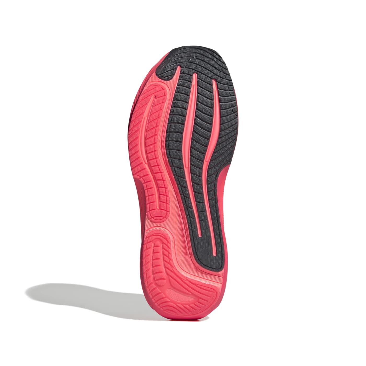 Chaussure de running Supernova Rise 3 Gris foncé et rose KI9228 Bottom