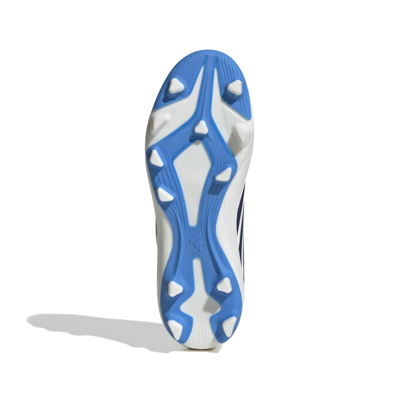 Crampons Adidas Copa Pure IV Club FG:MG Enfant Blanc et bleu KI3113 Bottom