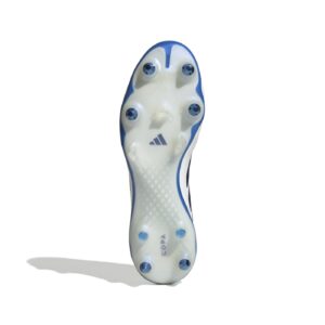 Crampons Adidas Copa Pure IV Elite SG Blanc et bleu KI0599 Bottom