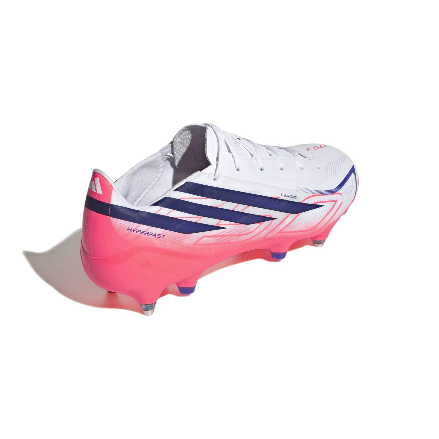 Crampons Adidas F50 Hyperfast League SGlite HQ2371 Back Lateral Top