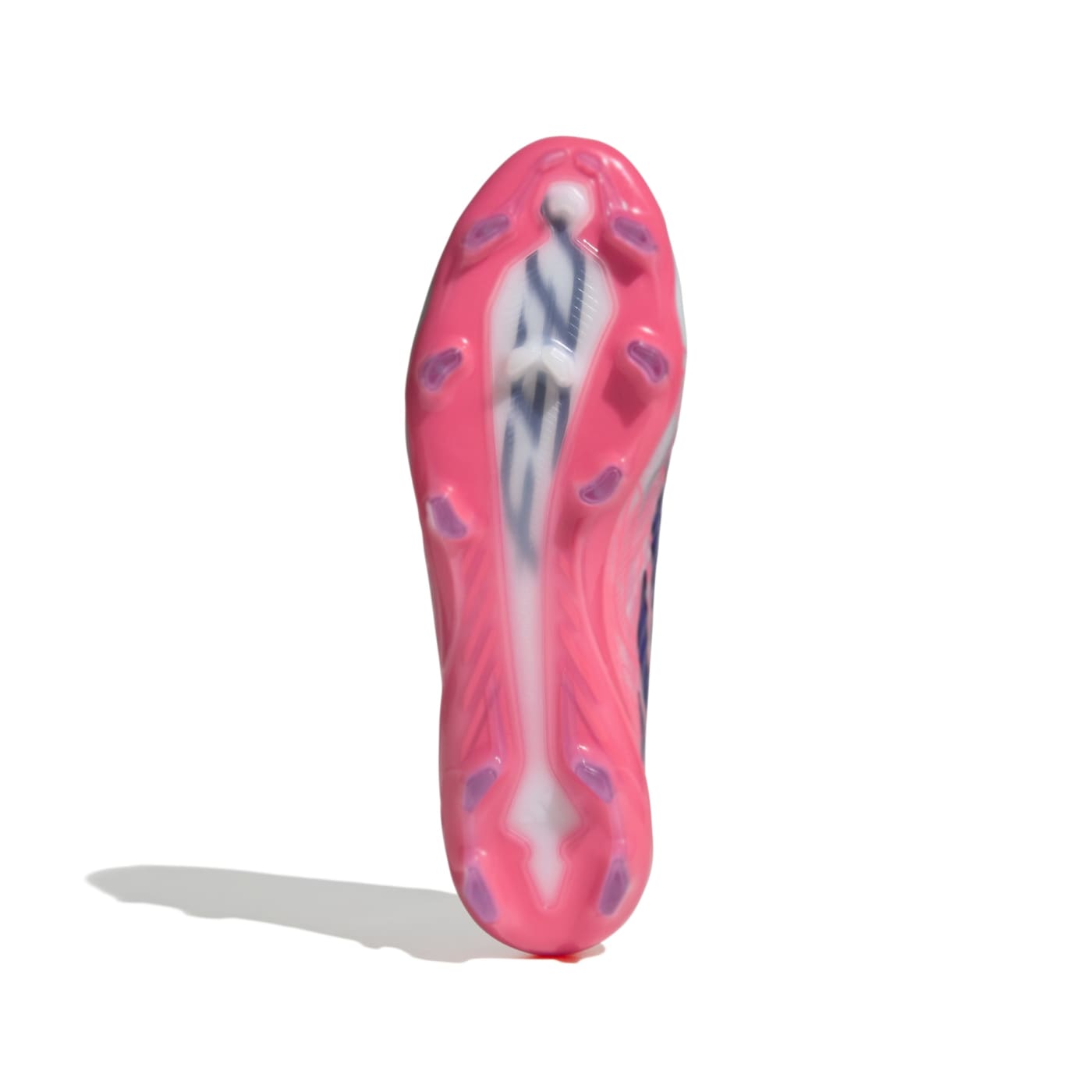 Crampons Adidas F50 Hyperfast Pro FG Blanc et rose KJ3438 Bottom